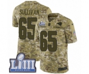 Youth Nike Los Angeles Rams #65 John Sullivan Limited Camo 2018 Salute to Service Super Bowl LIII Bound NFL Jersey