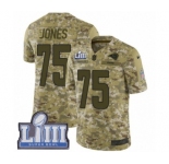 Youth Nike Los Angeles Rams #75 Deacon Jones Limited Camo 2018 Salute to Service Super Bowl LIII Bound NFL Jersey