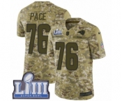 Youth Nike Los Angeles Rams #76 Orlando Pace Limited Camo 2018 Salute to Service Super Bowl LIII Bound NFL Jersey