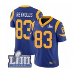 Youth Nike Los Angeles Rams #83 Josh Reynolds Royal Blue Alternate Vapor Untouchable Limited Player Super Bowl LIII Bound NFL Jersey