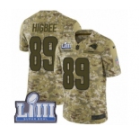 Youth Nike Los Angeles Rams #89 Tyler Higbee Limited Camo 2018 Salute to Service Super Bowl LIII Bound NFL Jersey