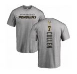 NHL Adidas Pittsburgh Penguins #7 Matt Cullen Ash Backer T-Shirt