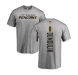 NHL Adidas Pittsburgh Penguins #8 Brian Dumoulin Ash Backer T-Shirt
