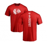 NHL Adidas Chicago Blackhawks #5 Connor Murphy Red One Color Backer T-Shirt