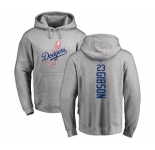 MLB Nike Los Angeles Dodgers #23 Kirk Gibson Ash Backer Pullover Hoodie