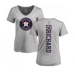 MLB Women's Nike Houston Astros #50 J.R. Richard Ash Backer T-Shirt