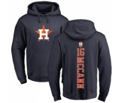 MLB Nike Houston Astros #16 Brian McCann Navy Blue Backer Pullover Hoodie