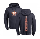 MLB Nike Houston Astros #6 Jake Marisnick Navy Blue Backer Pullover Hoodie