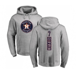 MLB Nike Houston Astros #7 Craig Biggio Ash Backer Pullover Hoodie