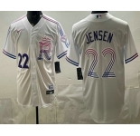 Men's Kansas City Royals #22 Carter Jensen White 2026 City Connect Stadium Jersey