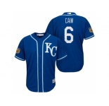 Men's Kansas City Royals #6 Lorenzo Cain 2017 Spring Training Cool Base Stitched MLB Jersey