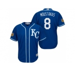 Men's Kansas City Royals #8 Mike Moustakas 2017 Spring Training Cool Base Stitched MLB Jersey