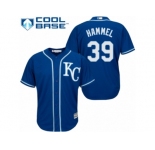 Men's Majestic Kansas City Royals #39 Jason Hammel Replica Blue Alternate 2 Cool Base MLB Jersey