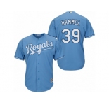 Men's Majestic Kansas City Royals #39 Jason Hammel Replica Light Blue Alternate 1 Cool Base MLB Jersey