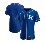 Men's Nike Kansas City Royals 2020 Royal Alternate Authentic Official Team Baseball Jersey