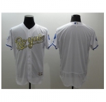 Men's Nike Kansas City Royals Blank White Gold Home Stitched Baseball Jersey