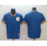 Men Nike Milwaukee Brewers Blank Blue M&N MLB Jersey