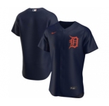 Men's Nike Detroit Tigers 2020 Navy Alternate Authentic Team Baseball Jersey