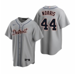 Men's Nike Detroit Tigers #44 Daniel Norris Gray Road Stitched Baseball Jersey