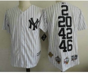 Men's New York Yankees 2 20 42 46 White Home Cool Base Cooperstown Collection