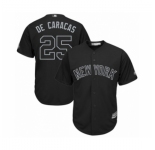 Men's New York Yankees #25 Gleyber Torres De Caracas Authentic Black 2019 Players Weekend Baseball Jersey
