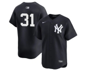 Men's New York Yankees #31 Cam Schlittler Navy 2026 Alternate Limited Stitched Baseball Jersey