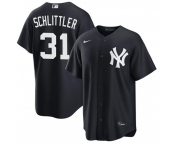 Men's New York Yankees #31 Cam Schlittler Navy 2026 Alternate Stitched Baseball Jersey