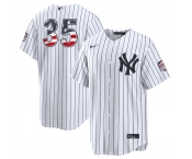 Men's New York Yankees #35 Cody Bellinger White 2026 USA 250 Fourth of July Home Stadium Stitched Baseball Jersey