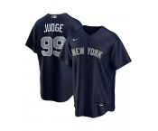 Men's New York Yankees #99 Aaron Judge Navy Stitched Baseball Jersey