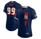 Men's New York Yankees #99 Aaron Judge Nike Navy 2021 MLB All-Star Authentic Player Jersey