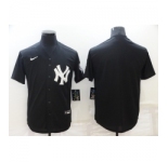 Men's Nike New York Yankees Blank Black Alternate Stitched Baseball Jersey