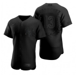 New York Yankees #13 Alex Rodriguez Men's Nike Black MLB MVP Limited Player Edition Jersey