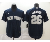 Nike Men's New York Yankees #26 DJ LeMahieu Authentic Navy Blue Cool Base Baseball Jersey