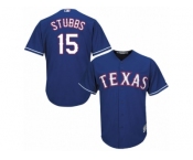 Men's Majestic Texas Rangers #15 Drew Stubbs Authentic Royal Blue Alternate 2 Cool Base MLB Jersey