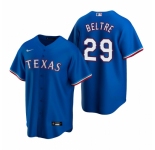 Men's Nike Texas Rangers #29 Adrian Beltre Royal Alternate Stitched Baseball Jersey