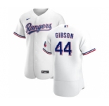 Men's Nike Texas Rangers #44 Kyle Gibson White Home 2020 Authentic Player Baseball Jersey