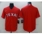 Men's Nike Texas Rangers Blank Red Alternate Cool Base Baseball Player Jersey