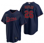 Men's Minnesota Twins #26 Max Kepler Navy Cool Base Stitched Jersey