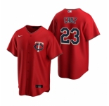 Men's Nike Minnesota Twins #23 Nelson Cruz Red Alternate Stitched Baseball Jersey