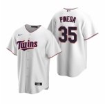 Men's Nike Minnesota Twins #35 Michael Pineda White Home Stitched Baseball Jersey