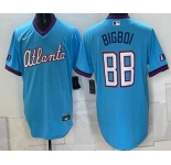 Men's Atlanta Braves #88 Big Boi Blue 2026 City Connect Stadium Stitched Jersey