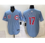 Men's Chicago Cubs #17 Mark Grace Blue 2026 2nd Alternate Limited Stitched Baseball Jersey