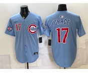 Men's Chicago Cubs #17 Mark Grace Blue 2026 2nd Alternate Limited Stitched Baseball Jersey