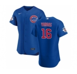 Men's Nike Chicago Cubs #16 Ildemaro Vargas Royal Alternate 2020 Authentic Player Baseball Jersey