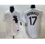 Men's Chicago White Sox #17 Sam Antonacci White Home Stitched Baseball