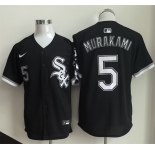 Men's Chicago White Sox #5 Munetaka Murakami Black 2025 Limited Stitched Baseball Jersey