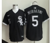 Men's Chicago White Sox #5 Munetaka Murakami Black 2025 Limited Stitched Baseball Jersey