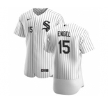 Men's Nike Chicago White Sox #15 Adam Engel White Home 2020 Authentic Player Baseball Jersey