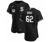 Men's Nike Chicago White Sox #62 Zack Burdi Black Alternate 2020 Authentic Player Baseball Jersey