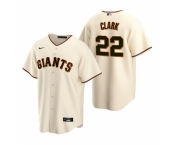 Men's Nike San Francisco Giants #22 Will Clark Cream Home Stitched Baseball Jerseyll Jersey